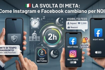 Meta cambia Instagram e Facebook per i ragazzi