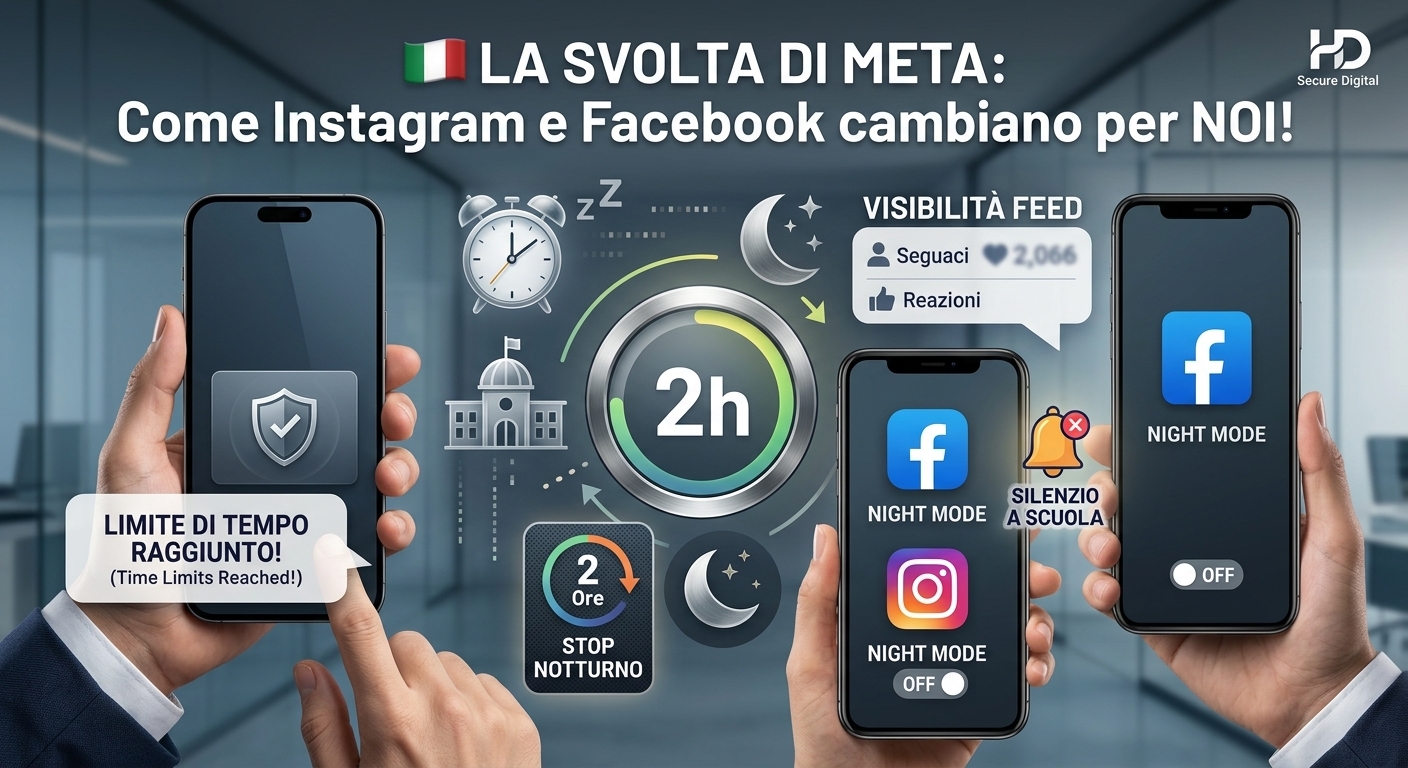 Meta cambia Instagram e Facebook per i ragazzi